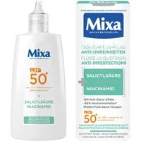 Mixa Gesichts-Reinigungsfluid MIXA ANTI-UNREINHEITEN LSF50 + UV FLUID, mit Niacinamid