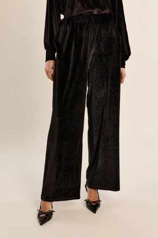 molly bracken - Hose mit weitem Bein schwarz - Gr. - XS