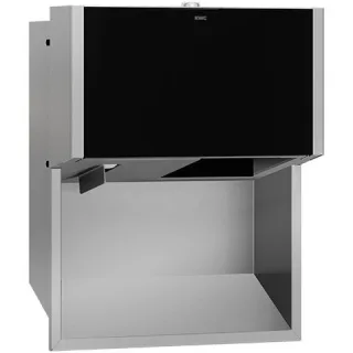 KWC Aquarotter WC-Doppelrollenhalter, EXOS, Edst., 284x350x147 mm, UP, Front ESG schwarz, 2030034644 2030034644
