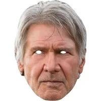 Rubie´s Verkleidungsmaske Star Wars Han Solo Pappmaske, Einfache Maske im realistischen Look