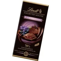 LINDT Schokolade, Lindt Edelbitter Mousse Blaubeere Lavendel Schokoladentafel 150g