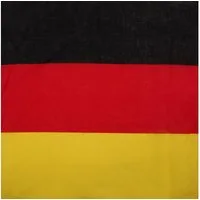 Goodman Design Bandana Kopftuch Halstuch Multifunktionstuch: Deutschland Flagge, 100% Baumwolle