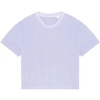 Native Spirit Rundhalsshirt Umweltfreundliches Damen-T-Shirt aus Frottee