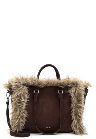 SURI FREY - Shopper SFY Chessy Suede brown 200 - Gr. - OS