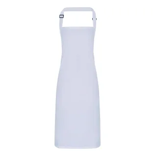 Premier - Herren/Damen Unisex Schürze, mit Latz (Weiß)