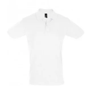SOLS Herren Perfect Pique Kurzarm-Poloshirt (Weiß)