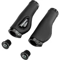 ROCKBROS Fahrradlenkergriff 22,2 mm Rutschfeste MTB Lenkergriffe mit Gel & PU Leder (für Fahrrad, Mountainbike, E-Bike, Rennrad), mit Lock-On Design, Stoßdämpfende Lenker Griffe