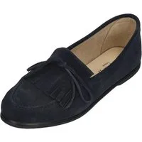 espadrij l´originale MOCASSIN VELOUR Schnürschuh Bleu Fonce