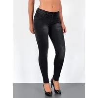 ESRA Skinny-fit-Jeans S800 Damen Jeanshose Skinny Leg High Waist Jeans Stretch