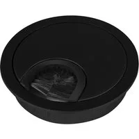 SO-TECH® Kabelkanal Kabeldurchlass Kabeldurchführung Metall (1-St), mit Bürstendichtung Ø 60 oder 80 mm