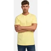 Indicode T-Shirt Herren Kloge Shirt Tee Herrenshirt mit dezentem Label-Detail auf der Brust
