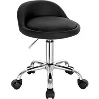 Woltu Bürostuhl, mit Rollen Drehhocker höhenverstellbar Sitzhöhe 43-54,5 cm