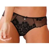 LASCANA Belle Affaire Slip leicht transparenter Stickerei Spitze