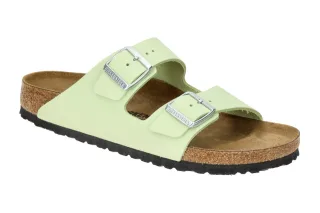 Birkenstock 1026710 ARIZONA BS Damen Pantolette Gr?n Faded Lime Anatomisch ge...