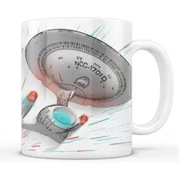 style3 Tasse, 1-tlg., Keramik, Enterprise Kaffeebecher Tasse star trek trekkie NCC-1701-D raumschiff