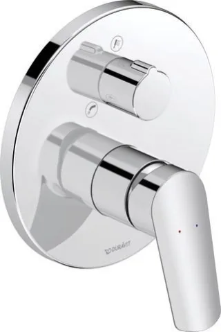 Duravit Duravit No.1 Einhebel-Wannenmischer Unterputz Chrom Hochglanz 170x86x170 mm - N15210012010 N15210012010