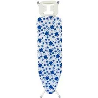 HTI-Line Bügelbrett Bügelbrett Ilona Blau, Bügelfläche 110x33 cm, Bügeltisch mit Bügeleisenablage
