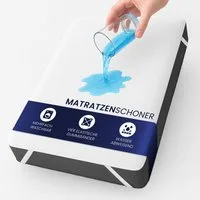 Matratzenschoner Matratzenauflage als Nässeschutz für Kinder o. wasserdicht Gentle North, 100% wasserabweisend - wasserfest - allergikergeeignet - Eckbändern