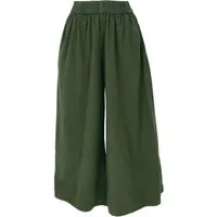 Guru-Shop Relaxhose Bequeme Palazzohose, weite Marlenehose, Boho.. alternative Bekleidung
