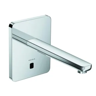 Kludi Zenta elektrische Waschtischarmatur 3840205 chrom, soft-edge Rosette, Ausladung 240mm