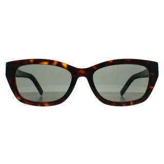 Saint Laurent Cat Eye Damen dunkel gefleckt Havanna grau SL M153