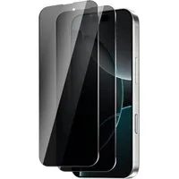 SmartUP Displayschutzglas 2X Schutzglas für iPhone 16 Pro Max Sichtschutz Panzerglas Panzerfolie für iPhone 16 Pro Max, Blickschutz, Anti-Spy