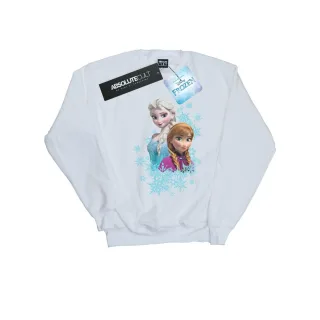 Disney - "Frozen Elsa And Anna Sisters" Sweatshirt für Mädchen (Weiß)