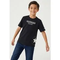 Converse T-Shirt CNVB LG DCTP HIT GFX TEE sportlicher Stil, Kurzarmdesign, Rundhalsausschnitt