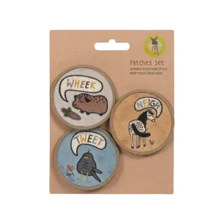 Lässig Patches 3er Set - Happy Prints