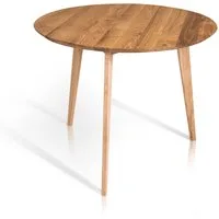 Main Möbel Esstisch Tisch 75cm 'Madrid' Wildeiche massiv