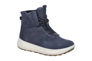Ecco Solice 42011302303 Winterstiefelette Damen Blau Night Sky Gore-Tex wasse...