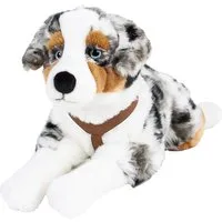 Uni-Toys Kuscheltier Australian Shepherd liegend 60 cm Kuscheltier Hund