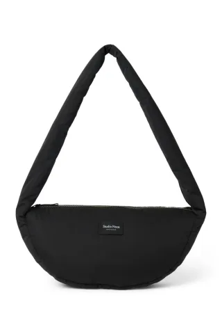 Studio Noos Black Puffy Mini-Umhängetasche