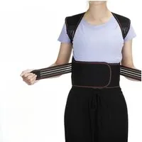 Sport-Knight® Rückenstabilisator Wärmeweste Rücken & Schulter mit Nackenkragen – Haltung & Entspannung