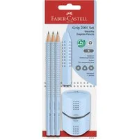 Faber-Castell Bleistift Faber Castell Bleistift Grip 2001 B sky blue Rad+Spitzer