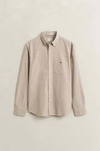 GANT - Classic Regular Fit Oxford-Hemd light taupe - Gr. - XXXL