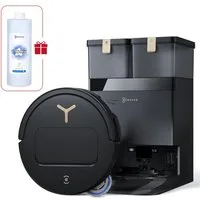 ECOVACS Saugroboter DEEBOT T50 Pro Omni Gen3, (Upgrade von T50 Pro Gen2/T50 Gen3)25000 Pa, Reinigung des Mopps bei 75°C, Heißlufttrocknung, 81 mm, AIVI 3D 3.0, autom. Zugabe v. Reinigungslösung