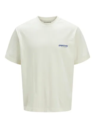 JACK&JONES - JCOUNION BACK PRINT TEE SS CREW NOOS sweet corn - Gr. - L