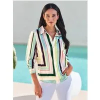 heine Klassische Bluse Druck-Bluse Langarm