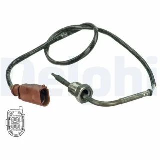 Delphi Abgastemperatursensor vor Partikelfilter VW Caddy Passat Touran