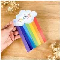 MeinBaby123® Einladungskarten zum selber Basteln, Einladungskarten Kindergeburtstag, Kindergeburtstag Einladungskarten DIY, Einladung Kindergeburtstag