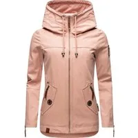 Navahoo Outdoorjacke Wekoo moderner Damen Übergangsparka aus Baumwolle mit Kapuze