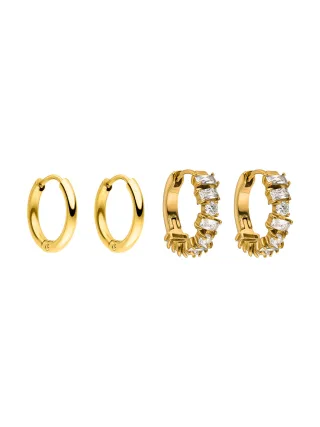 PURELEI Statement Glitter Ohrring Set