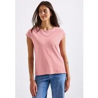 STREET ONE Shirttop mit Deko-Tape