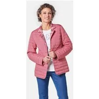 GOLDNER Steppjacke Leichte Steppjacke mit Wendefunktion Patch-Dessin und Reverskragen als modische Akzente