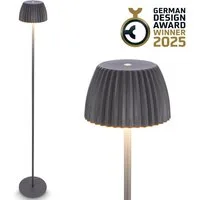 Briloner Leuchten LED Stehlampe Akku LED Stehleuchte Riffle