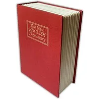 HAC24 Buchtresor Büchersafe Buchattrappe Geldkassette Bücher Safe Geheimsafe, inkl. 2 Schlüssel