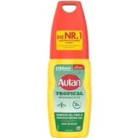 Autan Insektenschutz-Spray Tropical Pumpspray, Mückenschutz für Körper & Gesicht, 1 Pack 100 ml, 1-tlg.