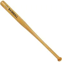 normani Baseballschläger Holz Baseballschläger 34 Lumber, Eschenholz, 34 ", Holzbaseballschläger mit Knauf am Griffende