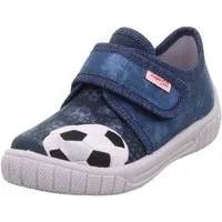 Superfit BILL, WMS: mittel Hausschuh Klettschuh, mit Logoschriftzug, Größenschablone zum Download